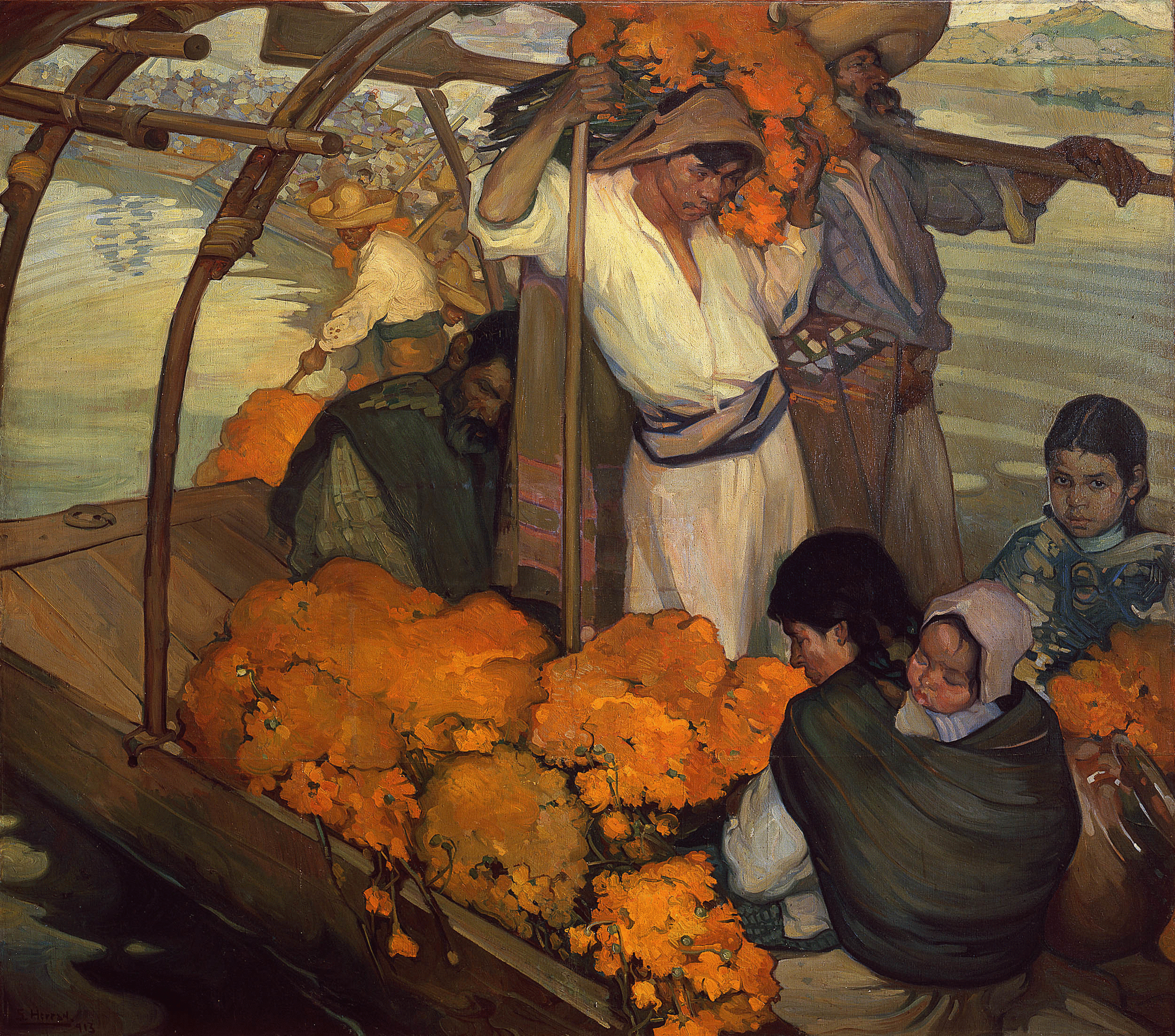 La ofrenda, Saturnino Herrán / Cortesía Museo Nacional de Arte